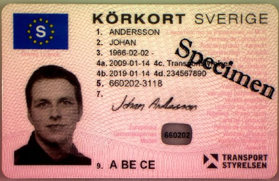 Köp svenska körkort